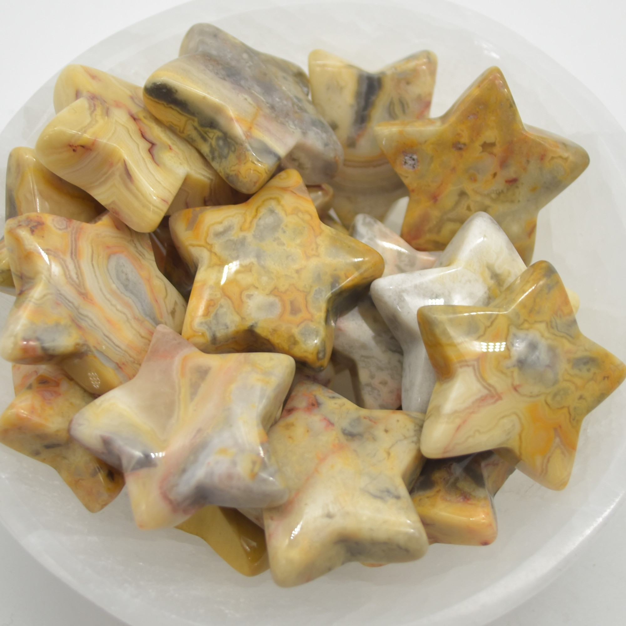 Crazy Lace Agate Star - 3cm - 1 Count - Image 2