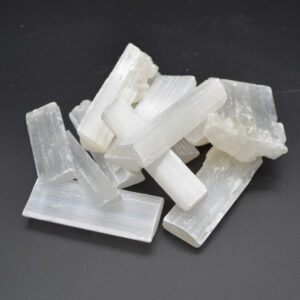 6 Count - Selenite Sticks / Shards - 6cm - 10cm