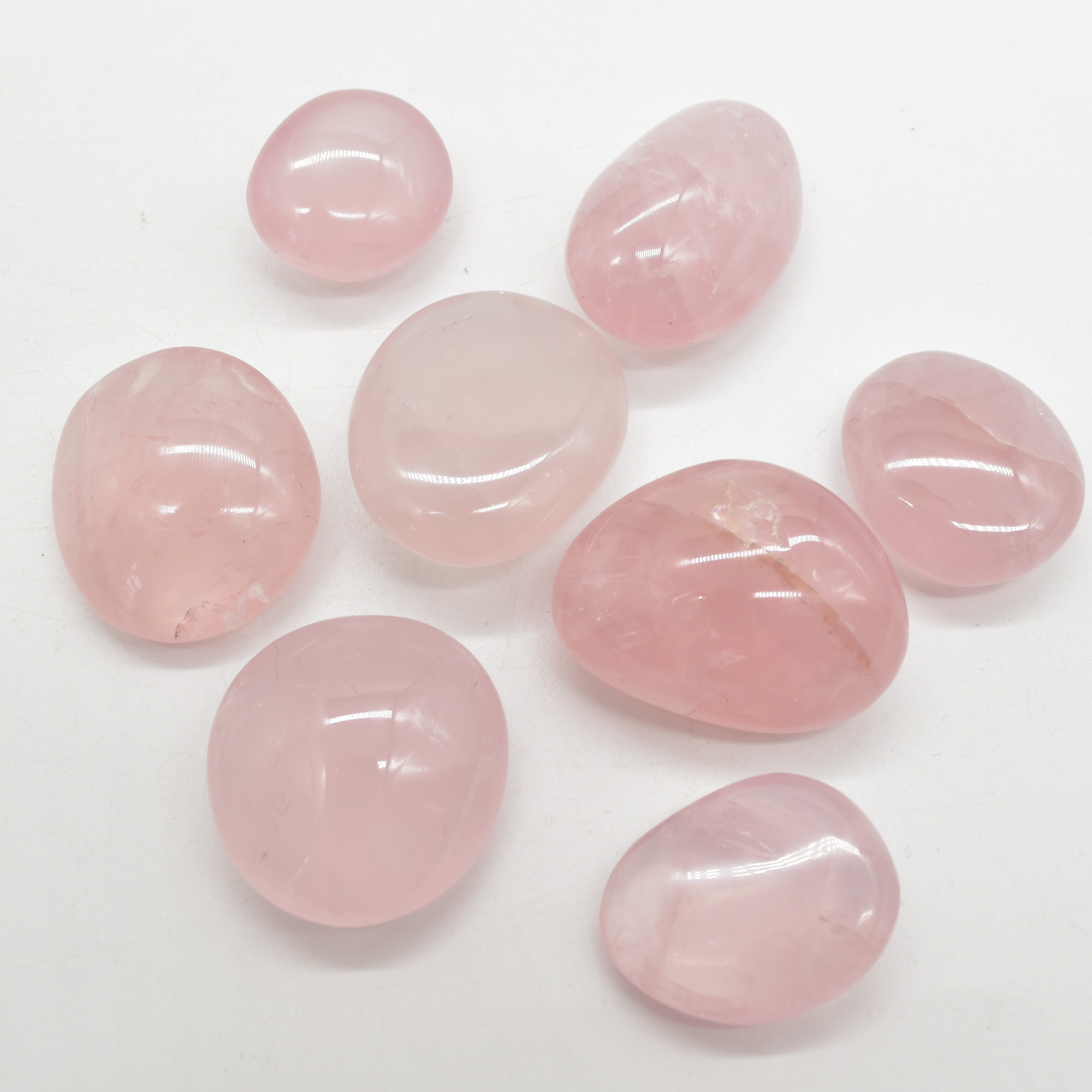Rose Quartz Crystal Tumblestones - 100 gram pack - Image 2