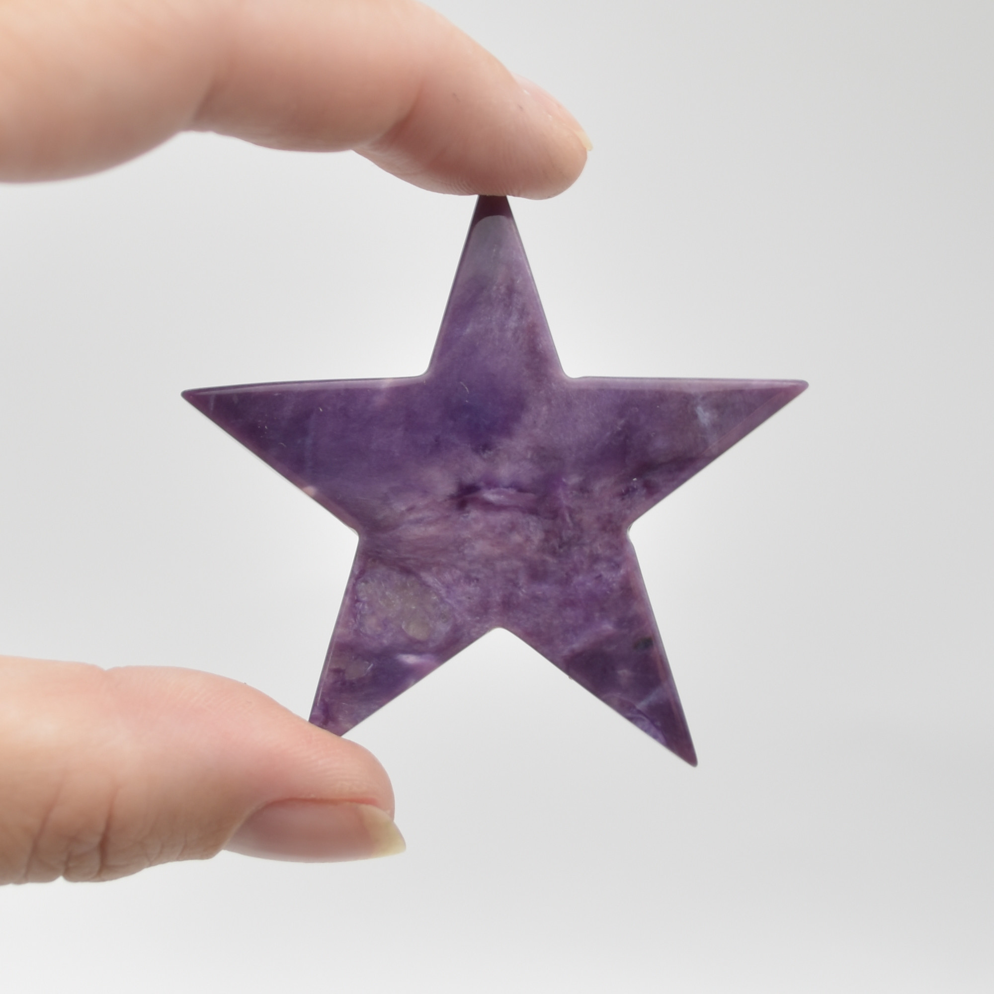 Charoite Crystal Star - 5cm - 1 Count #10