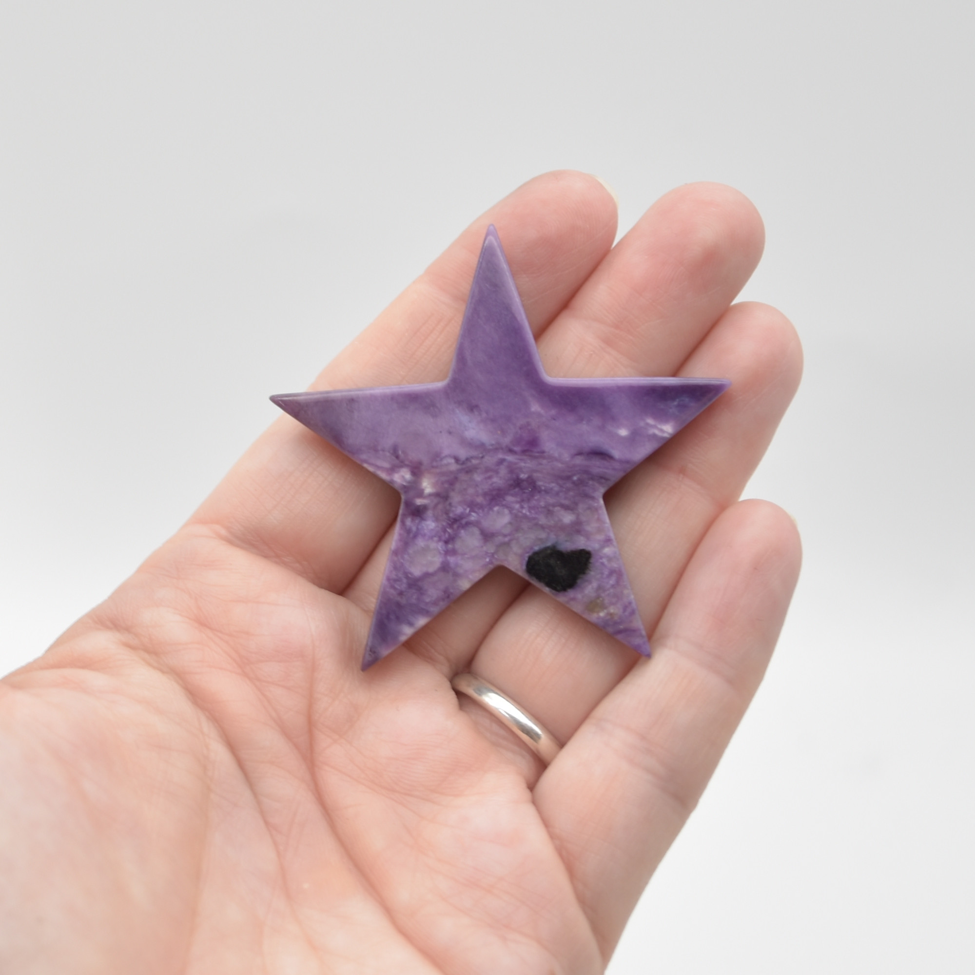 Charoite Crystal Star - 5cm - 1 Count #10 - Image 3