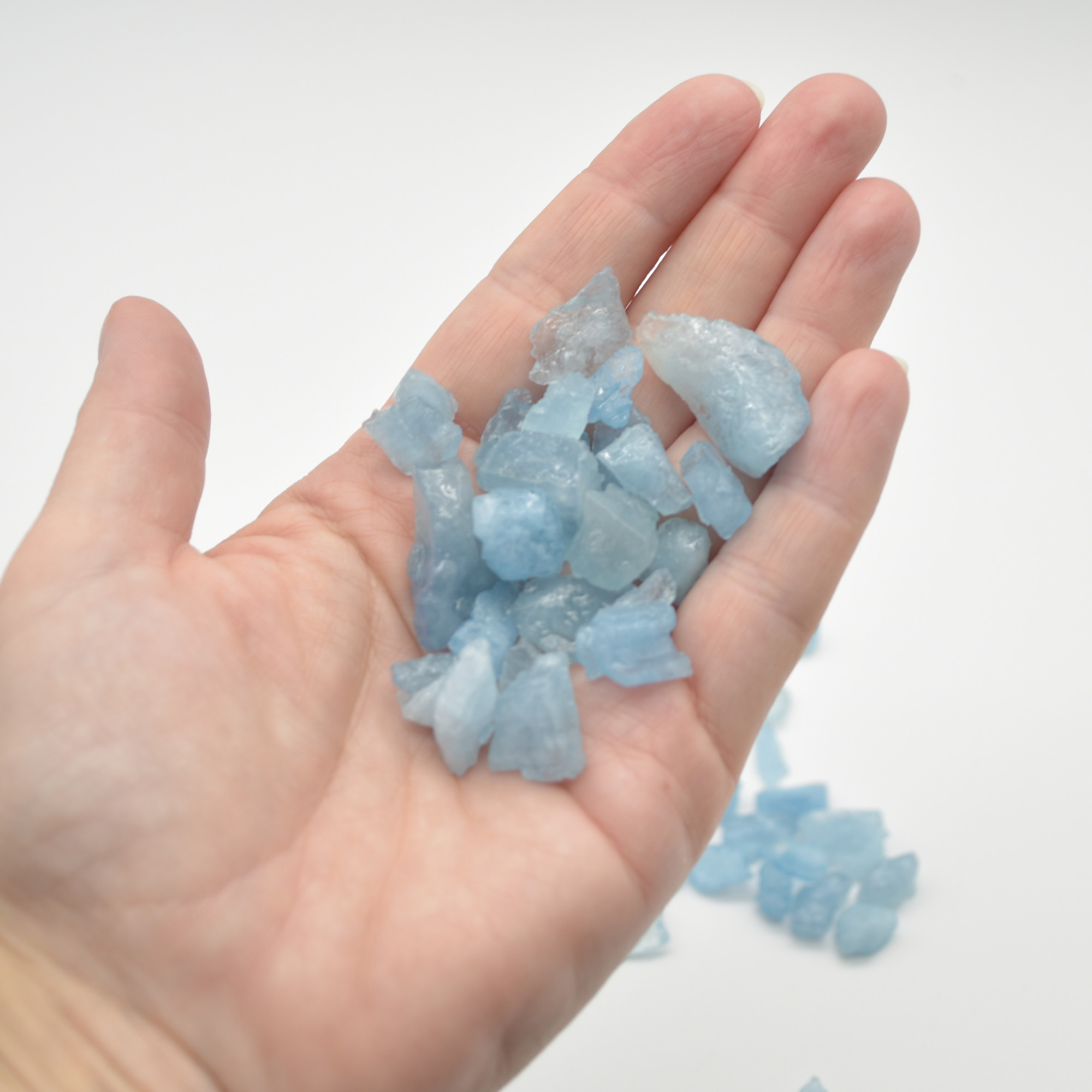 Aquamarine Chips / Nuggets - 8 - 10 grams - Image 2