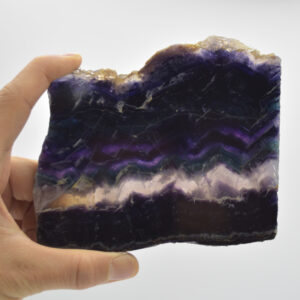 Rainbow Fluorite Freeform Slice - 497 grams - #08