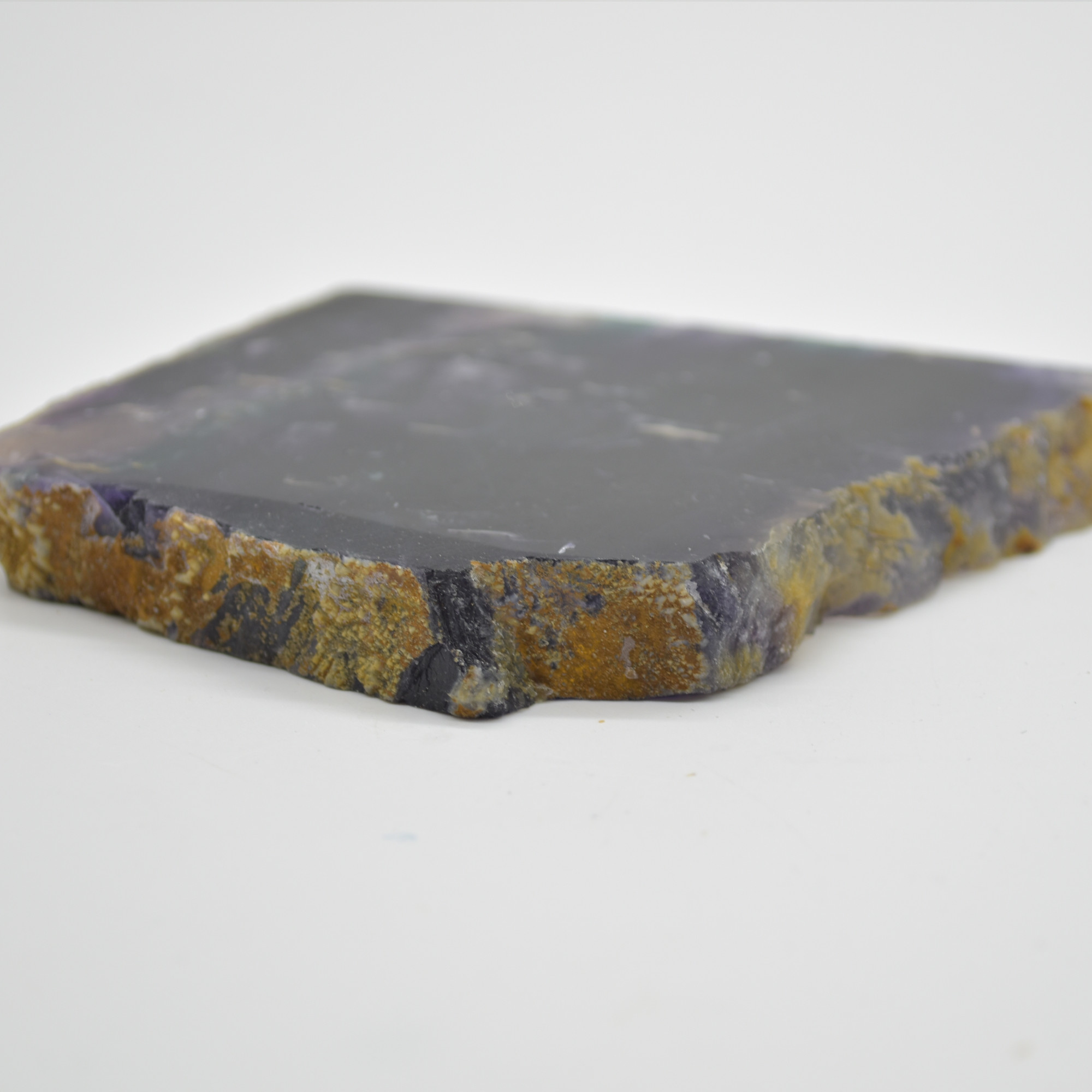 Rainbow Fluorite Freeform Slice - 271 grams - #12 - Image 5
