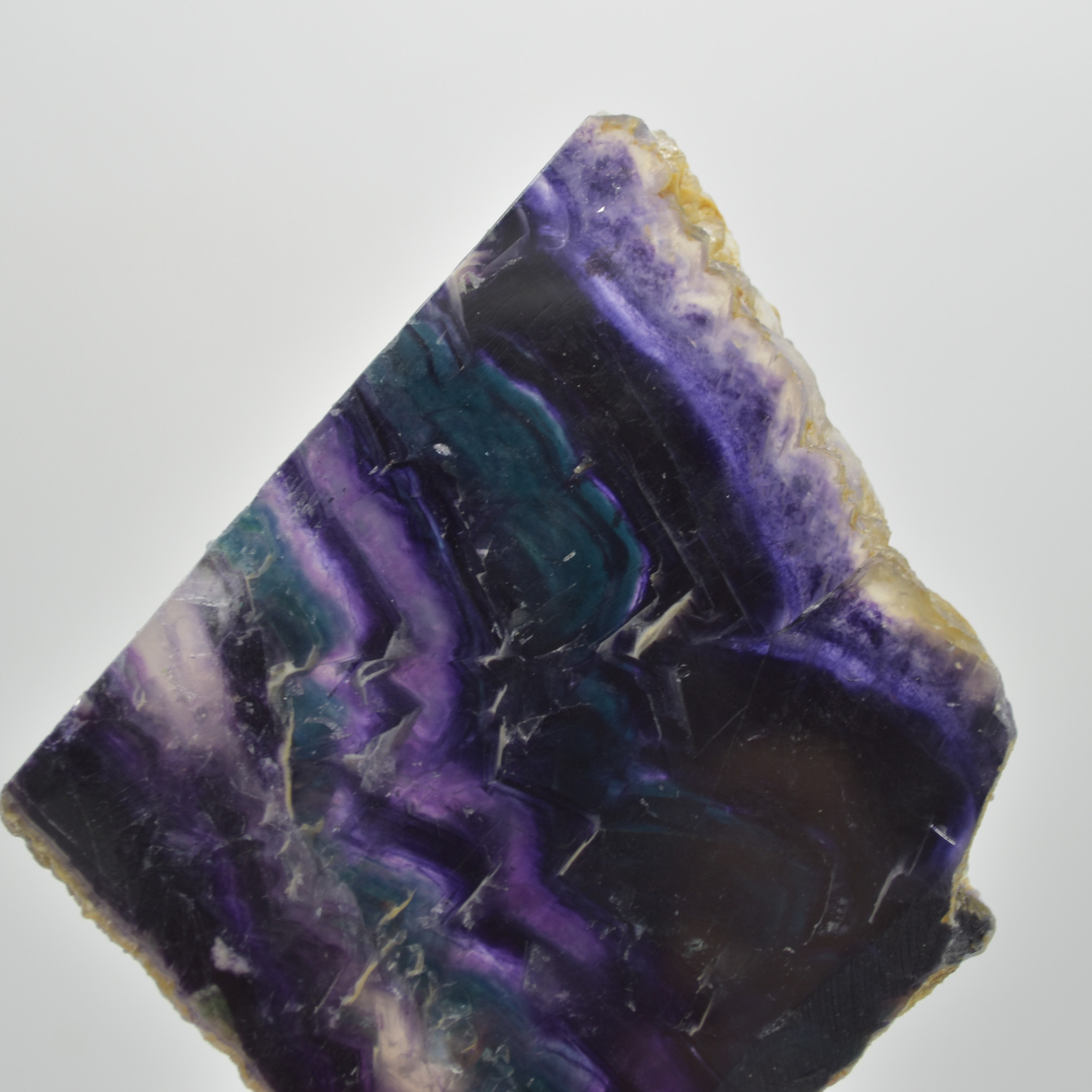 Rainbow Fluorite Freeform Slice - 271 grams - #12 - Image 7