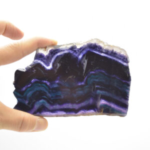 Rainbow Fluorite Freeform Slice - 245 grams - #15