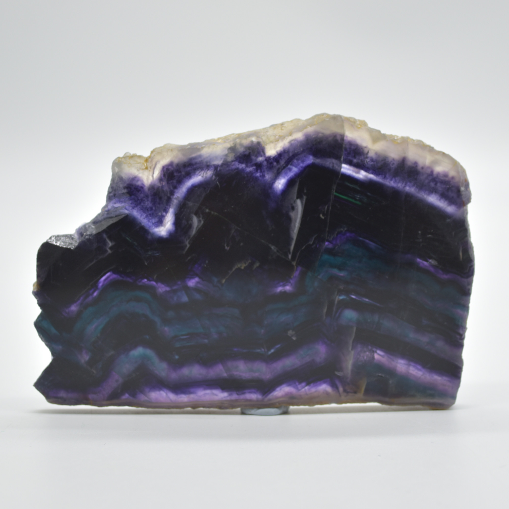 Rainbow Fluorite Freeform Slice - 245 grams - #15 - Image 2