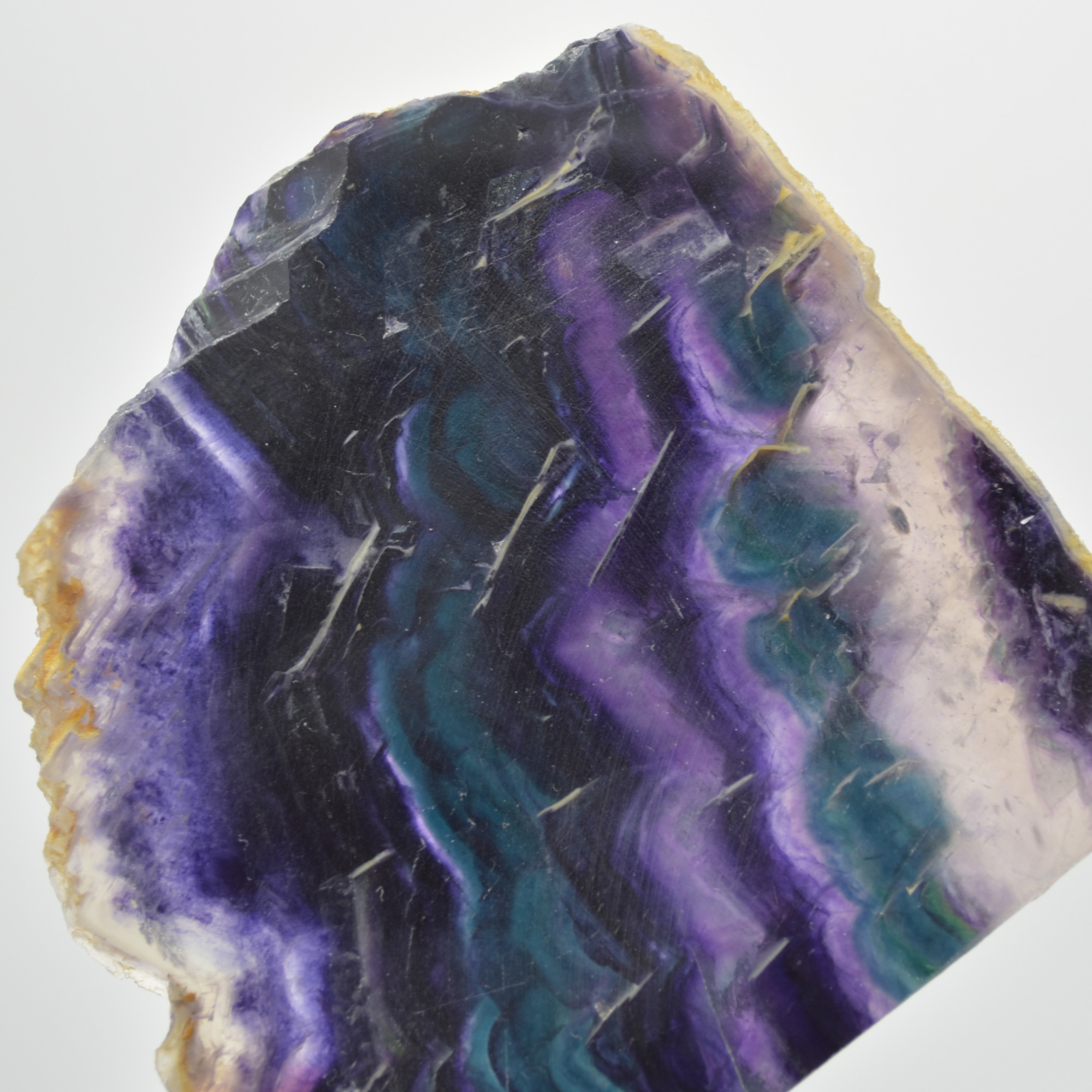 Rainbow Fluorite Freeform Slice - 194 grams - #17 - Image 3