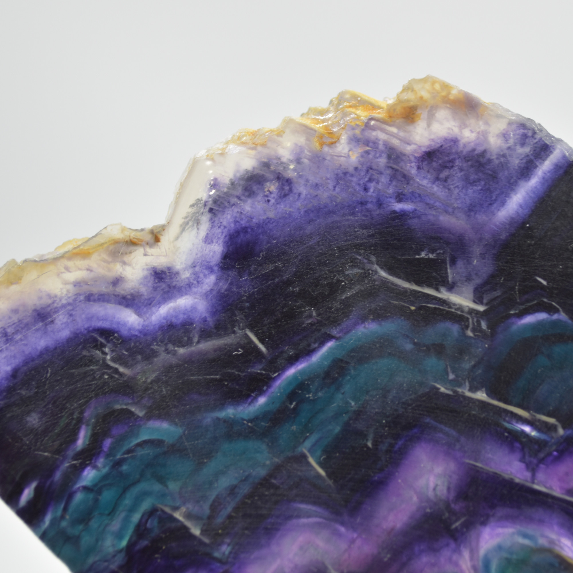 Rainbow Fluorite Freeform Slice - 194 grams - #17 - Image 5