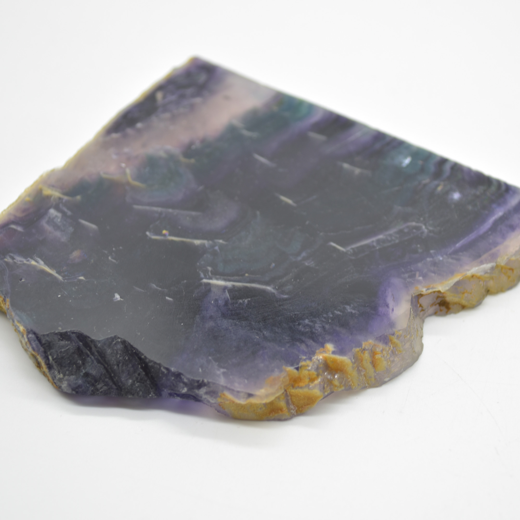 Rainbow Fluorite Freeform Slice - 194 grams - #17 - Image 6
