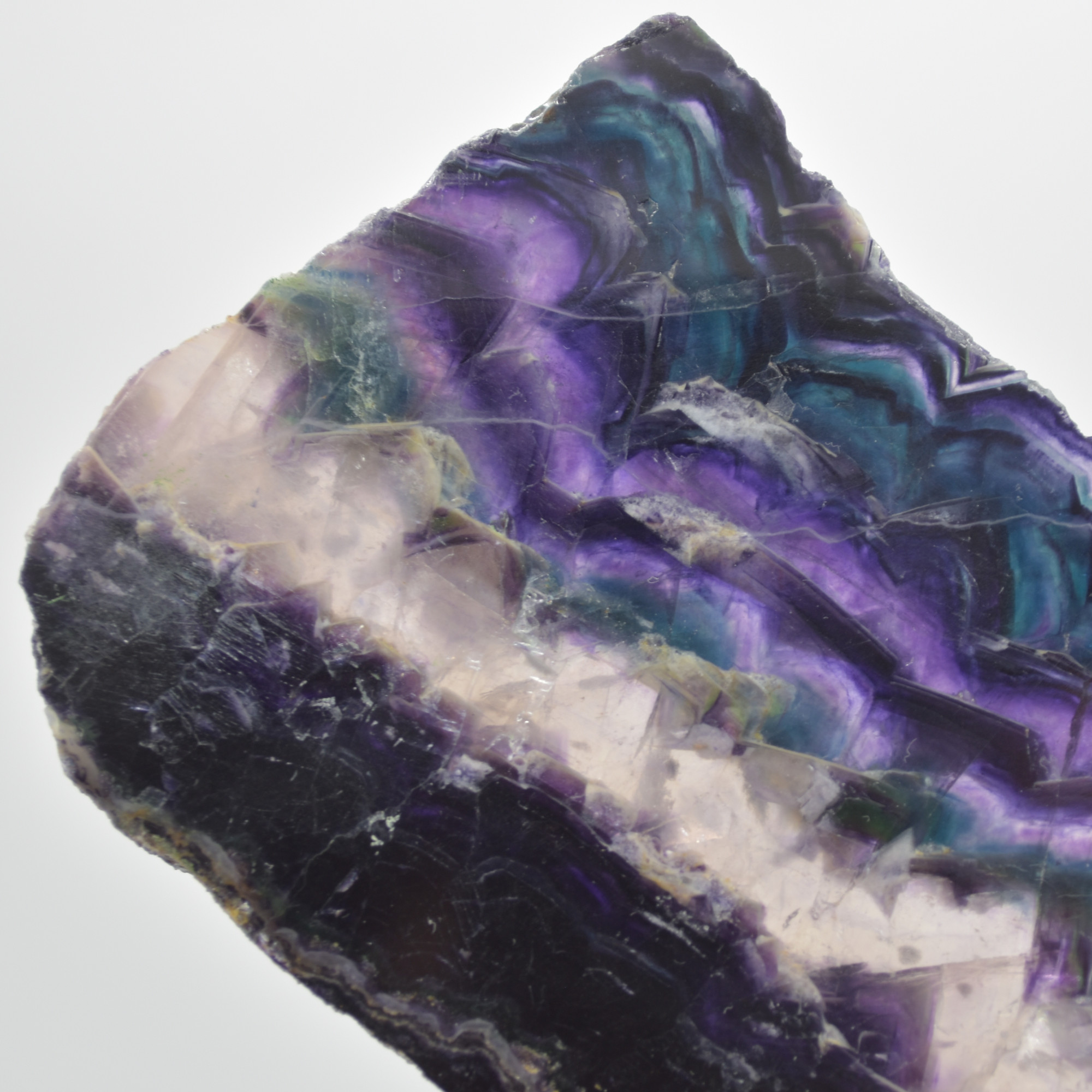 Rainbow Fluorite Freeform Slice - 215 grams - #20 - Image 3