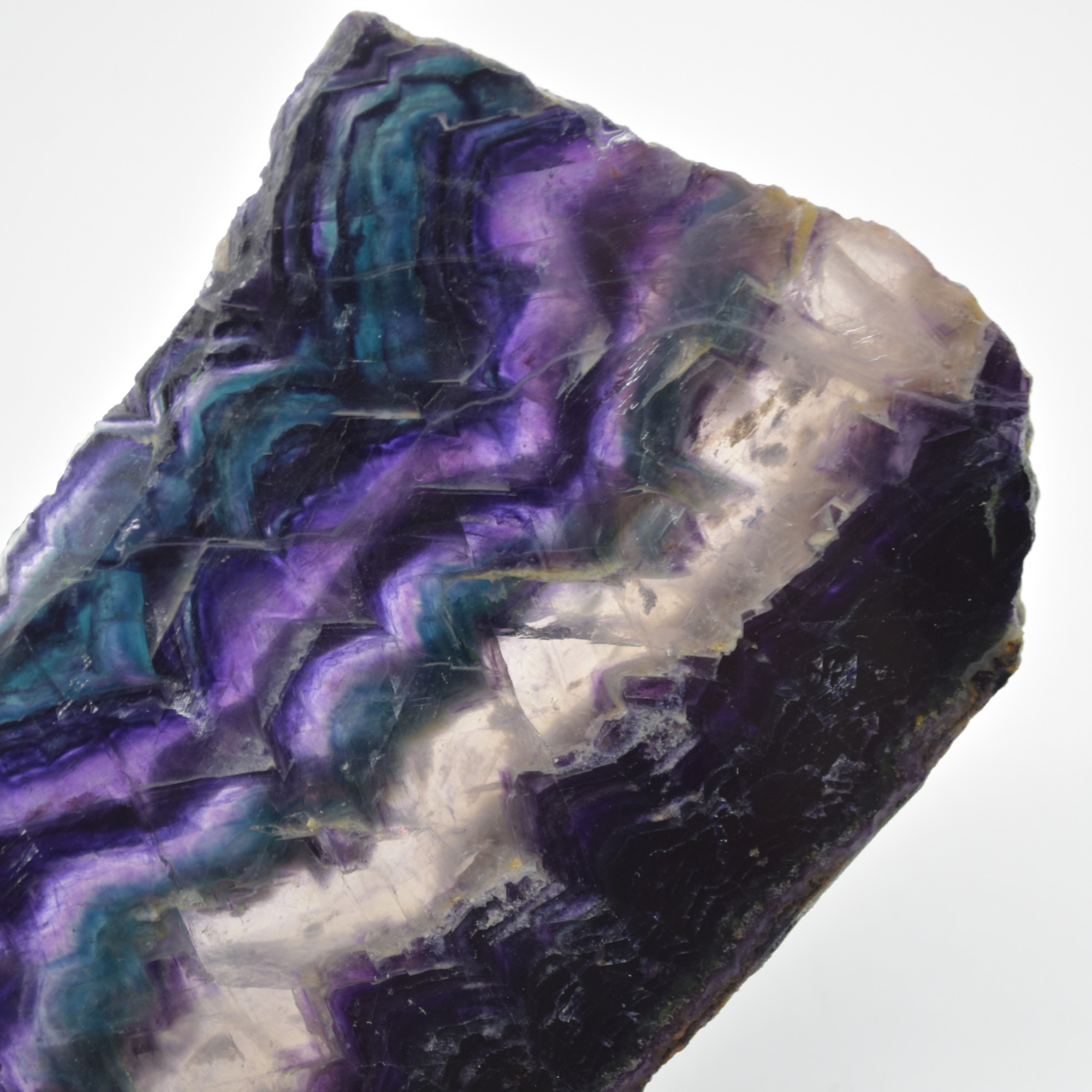 Rainbow Fluorite Freeform Slice - 215 grams - #20 - Image 4