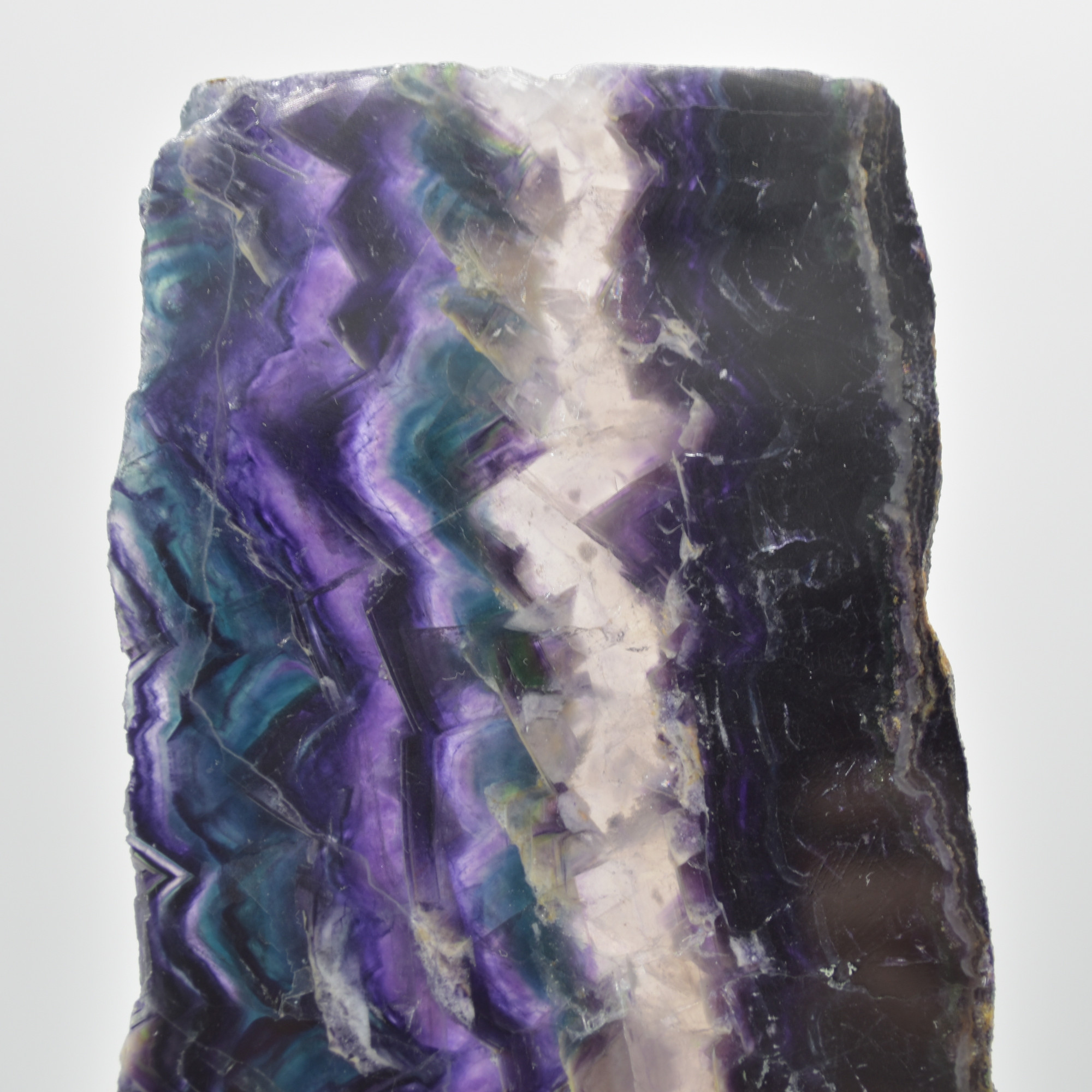Rainbow Fluorite Freeform Slice - 215 grams - #20 - Image 6