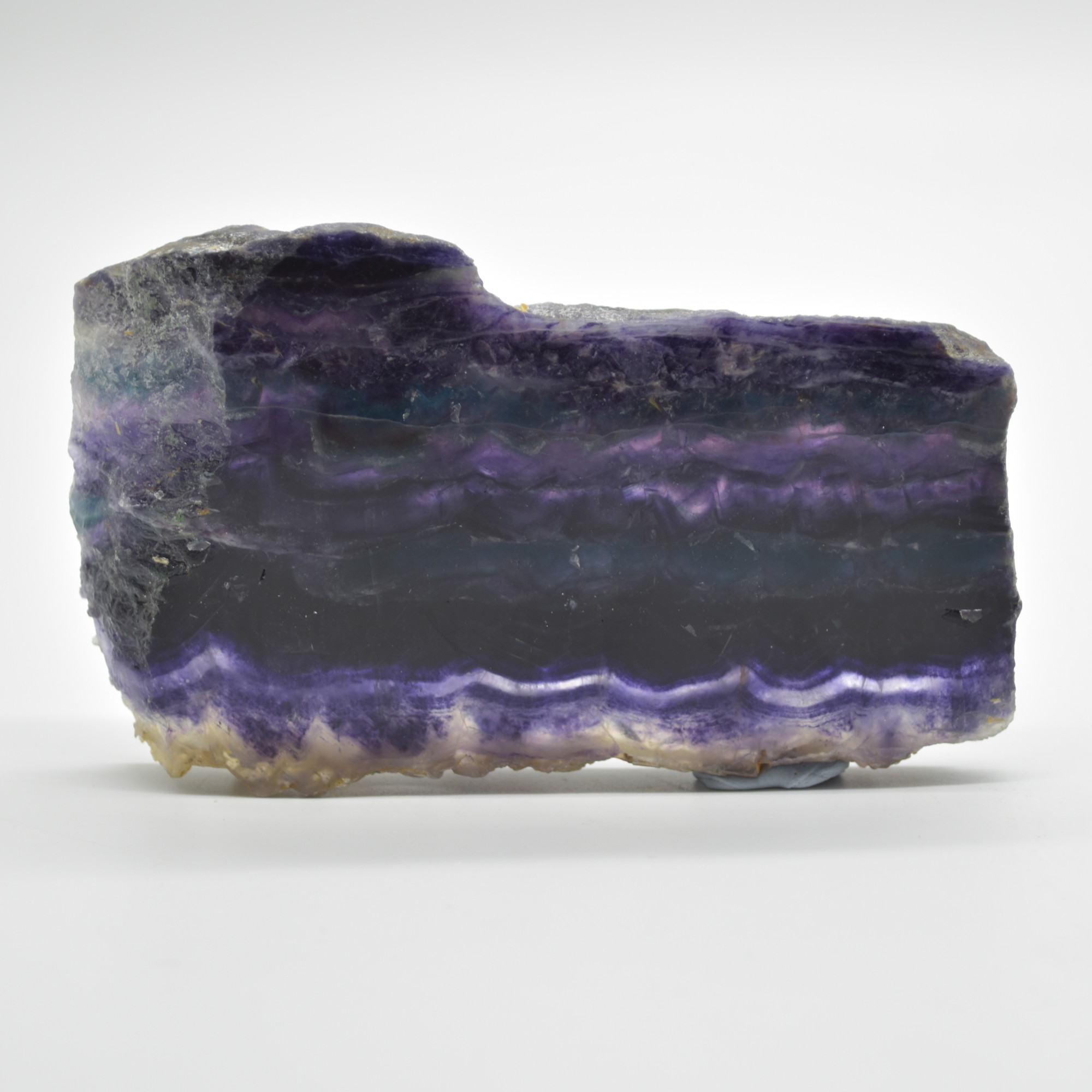 Rainbow Fluorite Freeform Slice - 202 grams - #22