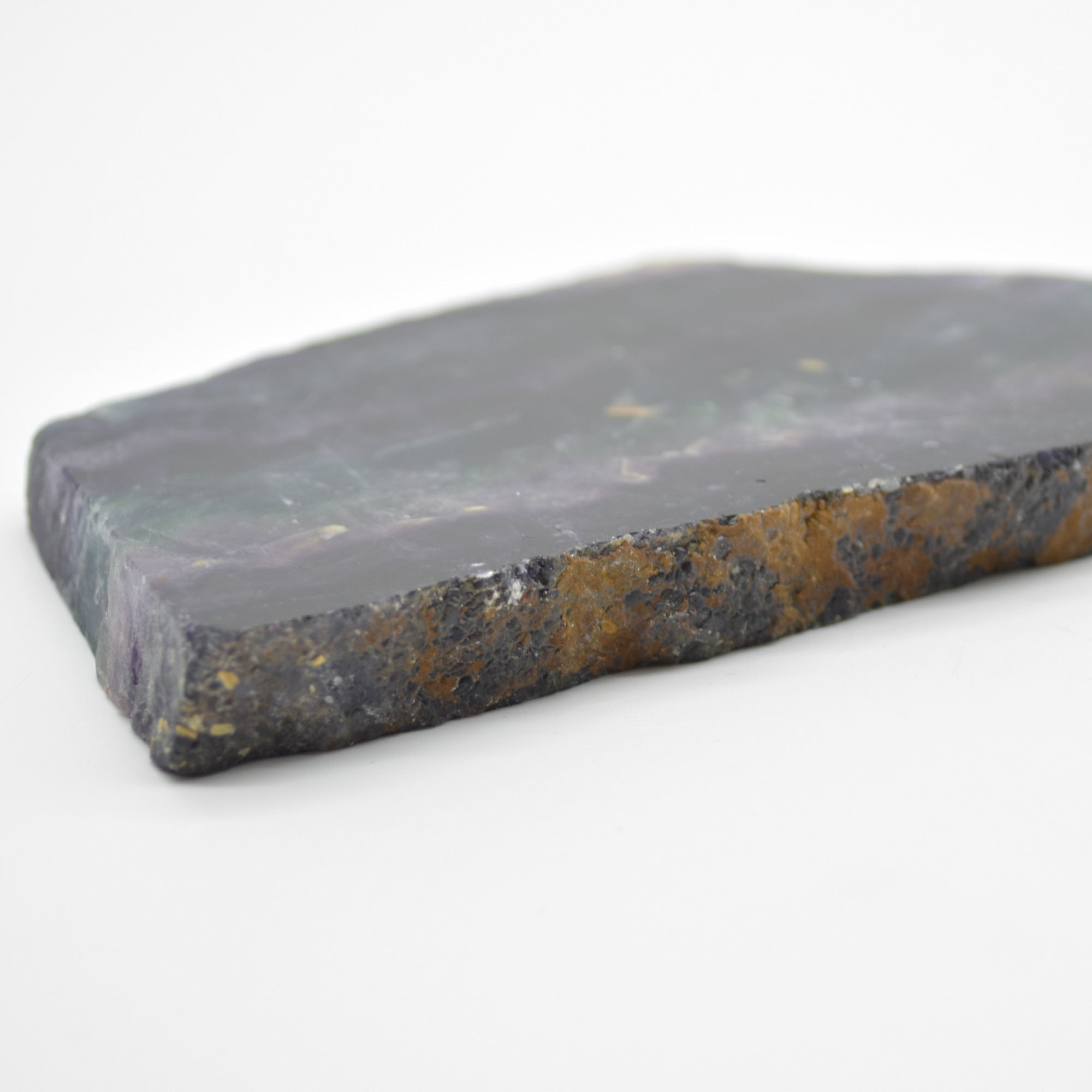 Rainbow Fluorite Freeform Slice - 276 grams - #27 - Image 6