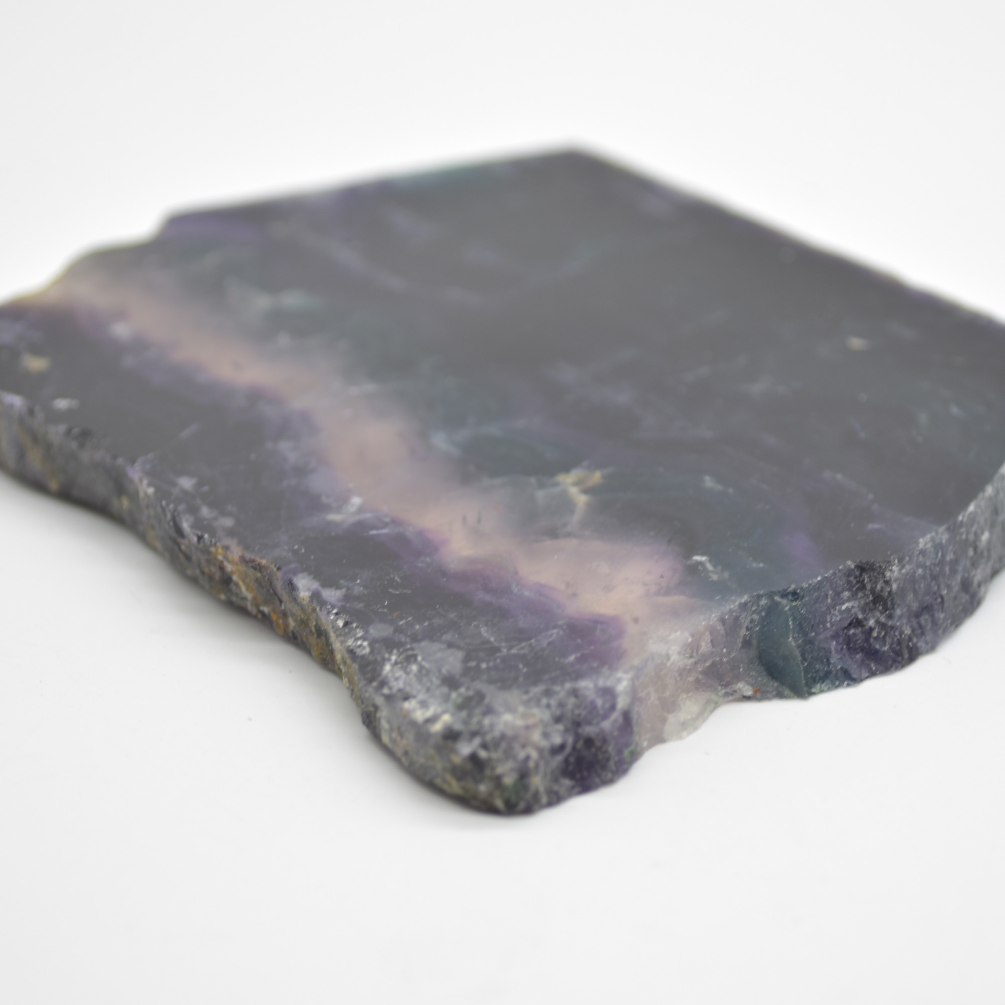Rainbow Fluorite Freeform Slice - 262 grams - #28 - Image 4