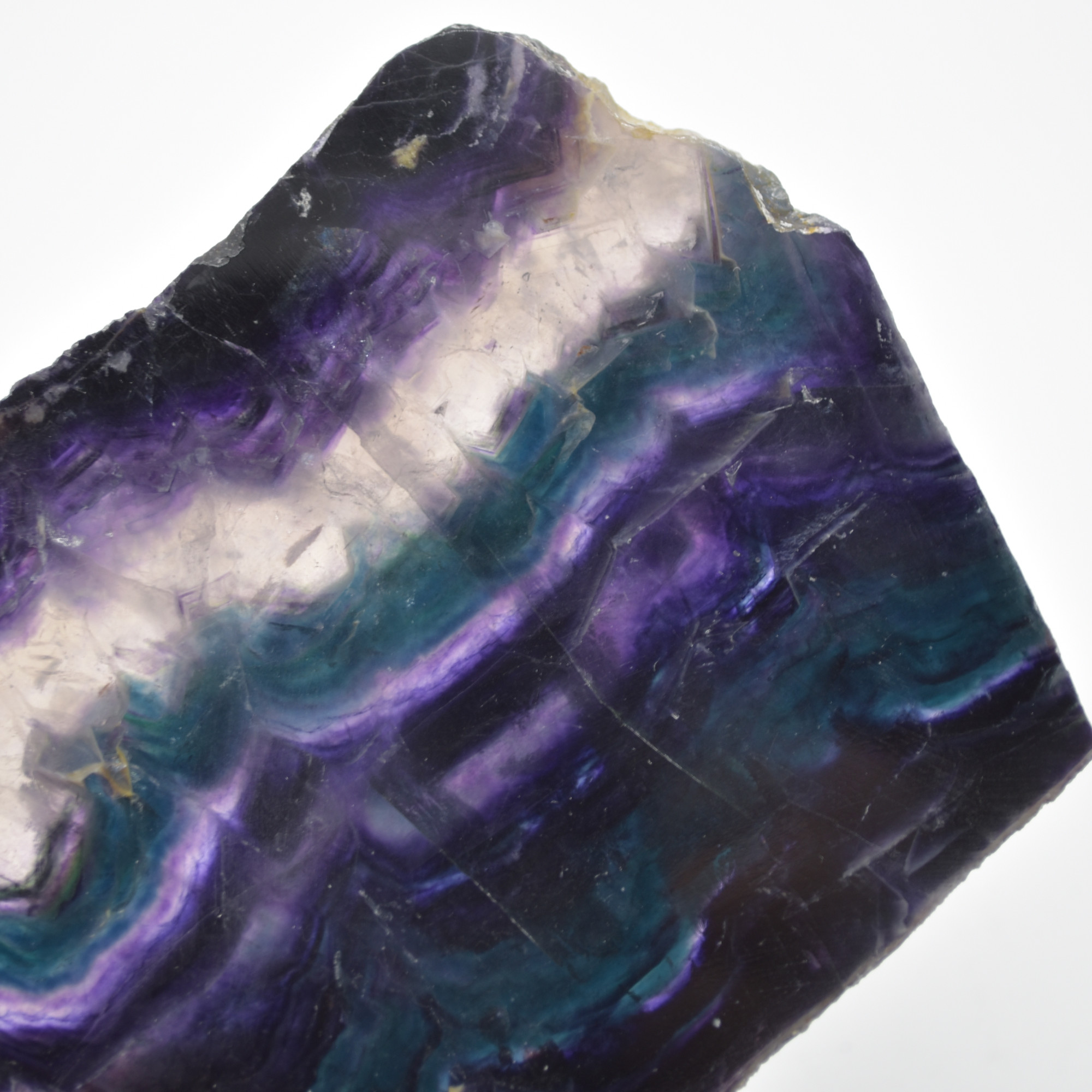 Rainbow Fluorite Freeform Slice - 262 grams - #28 - Image 6