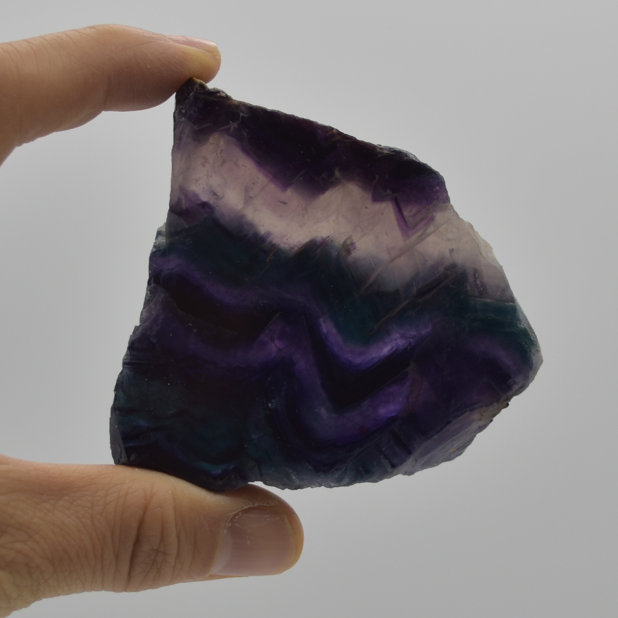 Rainbow Fluorite Freeform Slice - 153 grams - #29 - Image 2