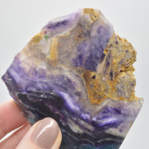 Rainbow Fluorite Freeform Slice - 108 grams - #30