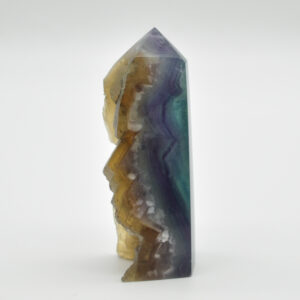 Rainbow Fluorite Freeform Slice - 175 grams - #008
