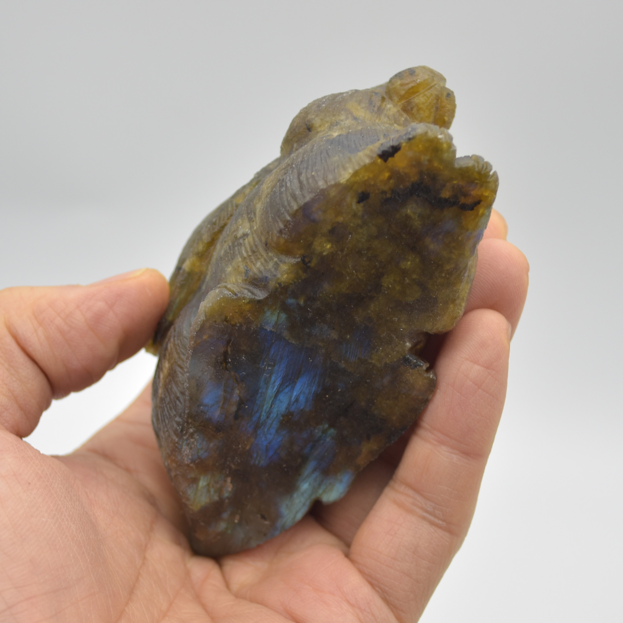 Labradorite Carved Rabbit - 9.5cm - 275 grams #01 - Image 3