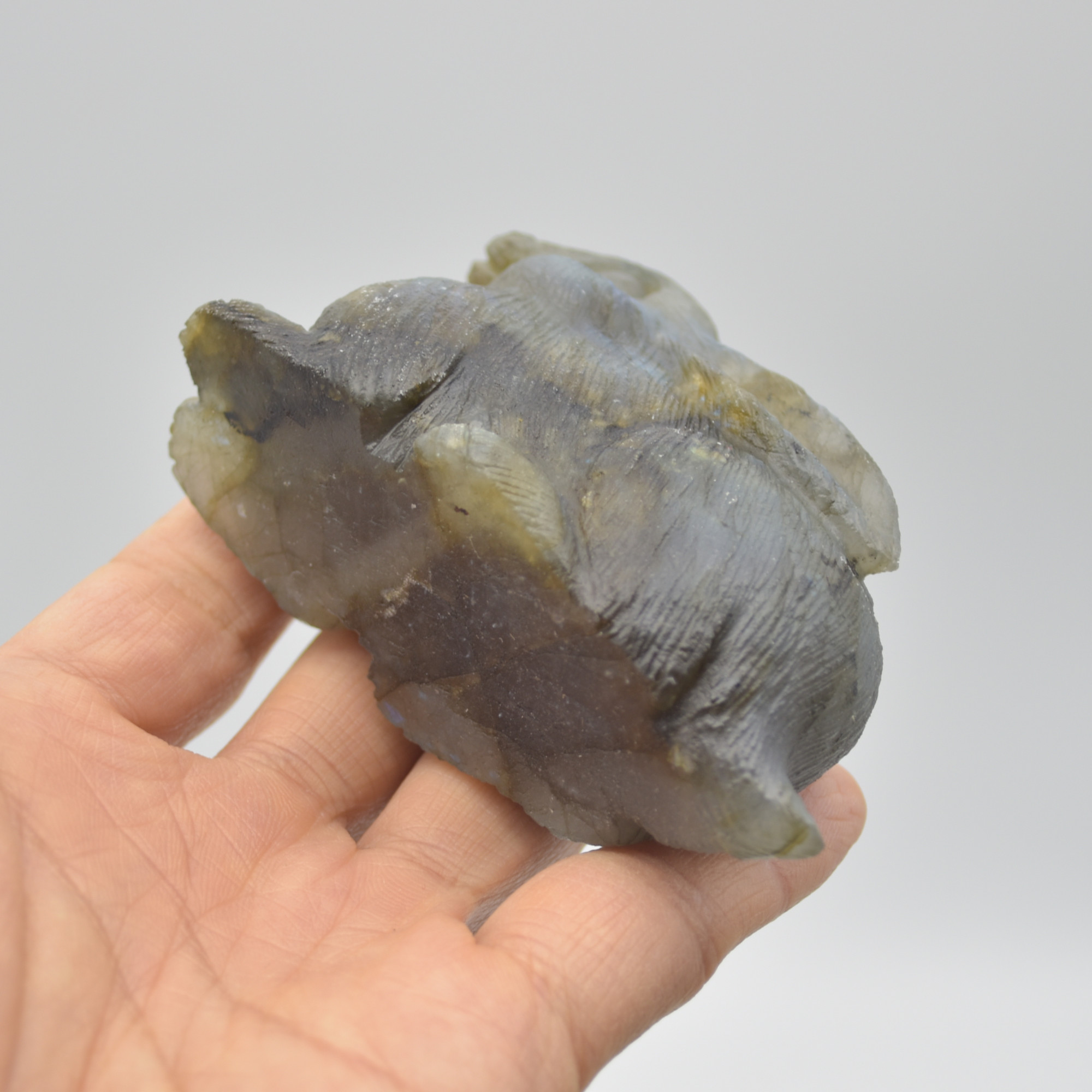 Labradorite Carved Rabbit - 9cm - 238 grams #05 - Image 5