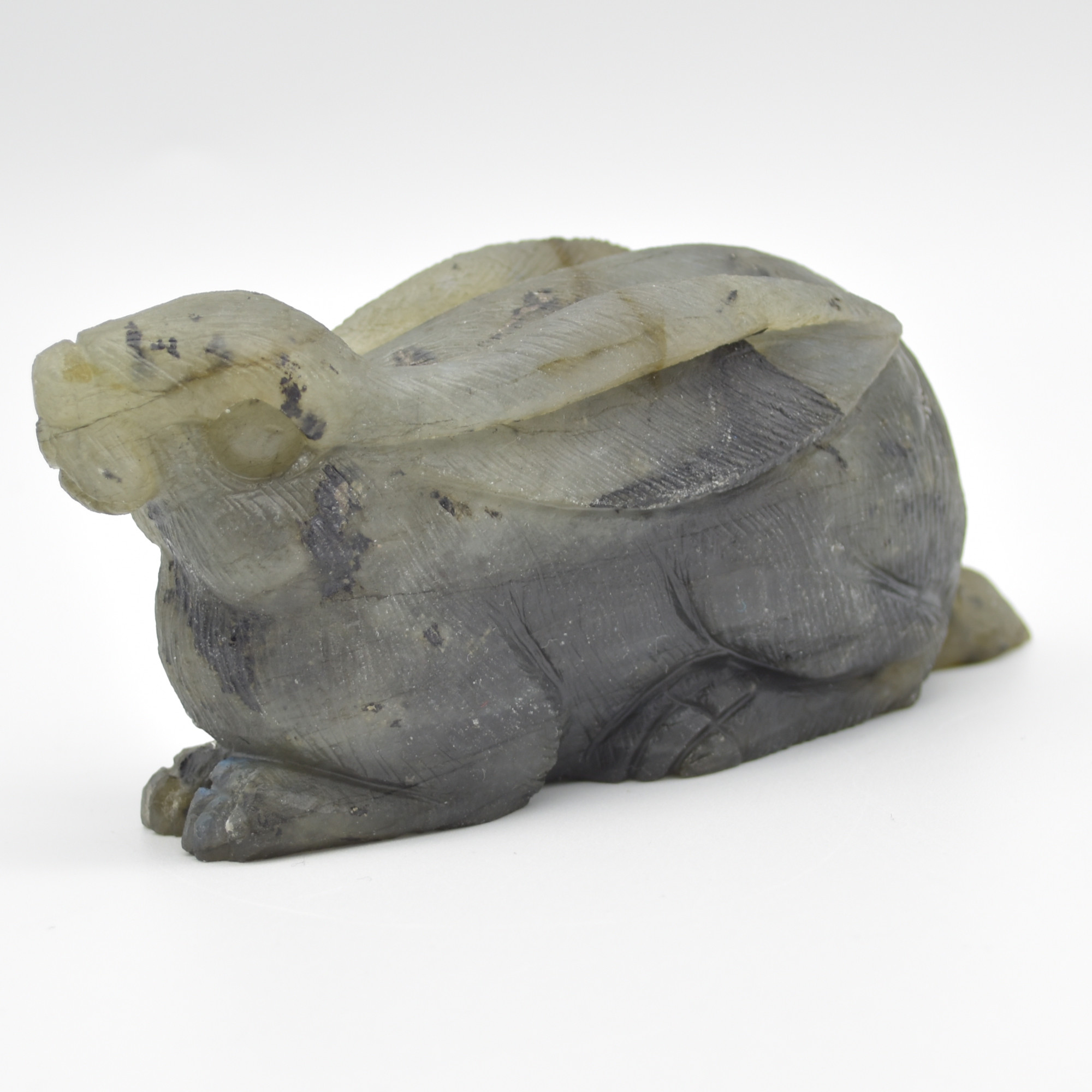 Labradorite Carved Rabbit - 12cm - 449 grams #07 - Image 5