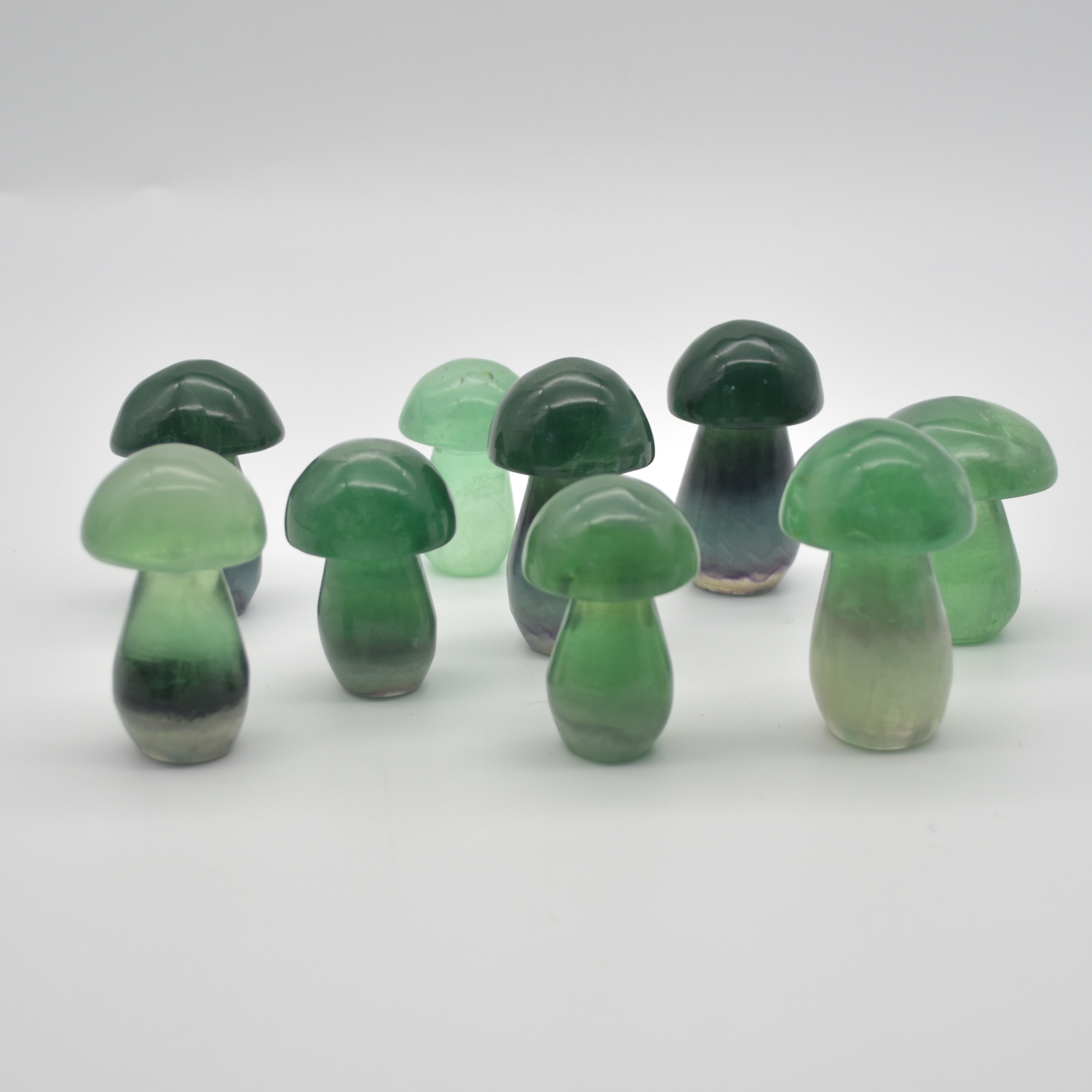 Rainbow Fluorite Crystal Mushroom - 5cm - 6.5cm - Image 7