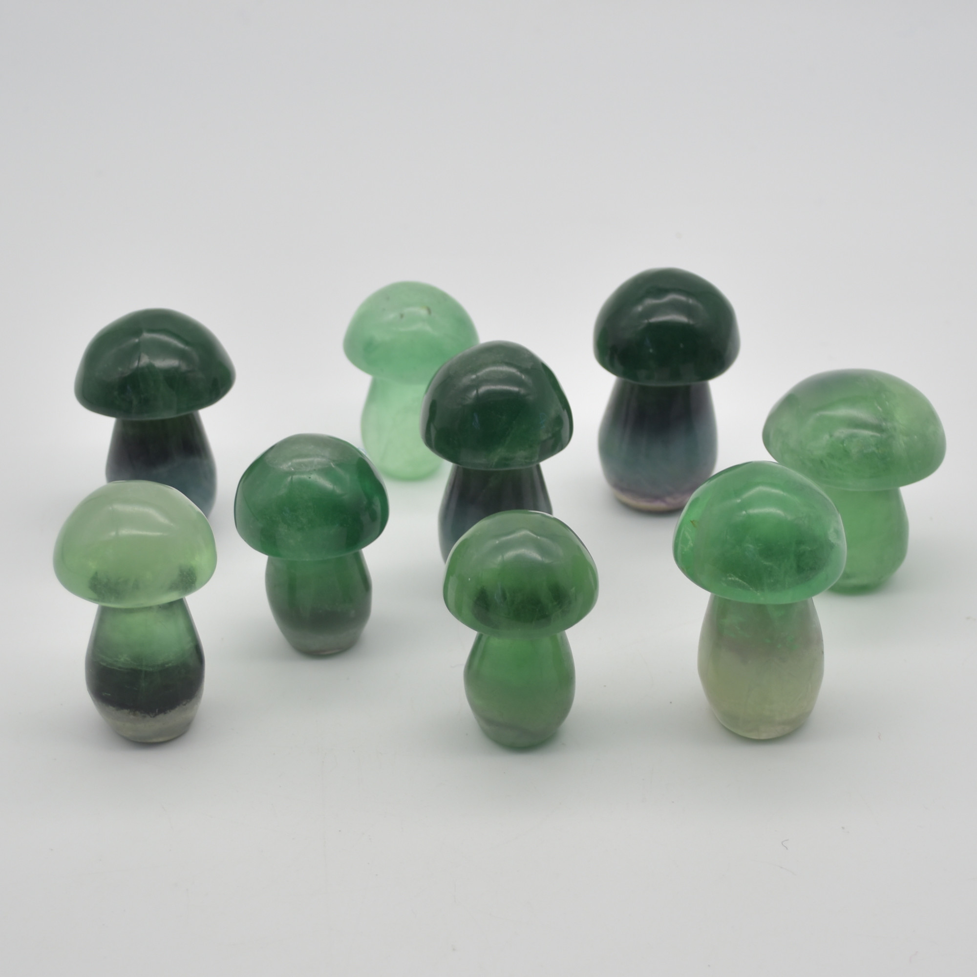 Rainbow Fluorite Crystal Mushroom - 5cm - 6.5cm - Image 8