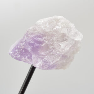 Raw Amethyst Specimen Rock with Stand - 74 grams #04