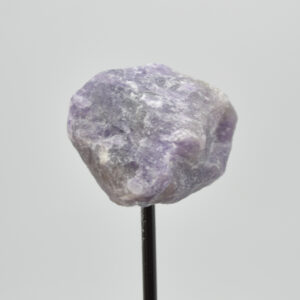 Raw Chevron Amethyst Specimen Rock with Stand - 123 grams #01