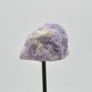 Raw Chevron Amethyst Specimen Rock with Stand -  152 grams #03