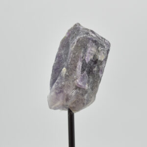 Raw Chevron Amethyst Specimen Rock with Stand - 134 grams #04
