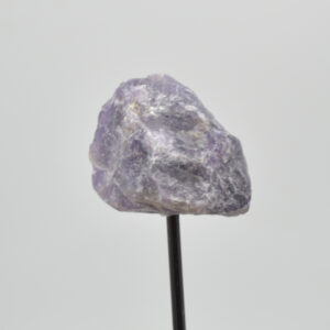 Raw Chevron Amethyst Specimen Rock with Stand - 153 grams #05