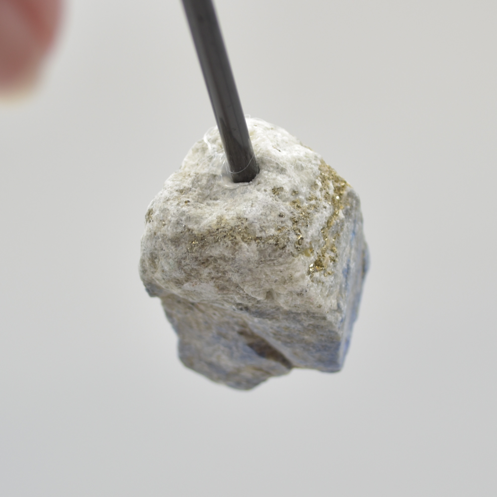 Raw Lapis Lazuli Specimen Rock with Stand - 80 grams #04 - Image 3