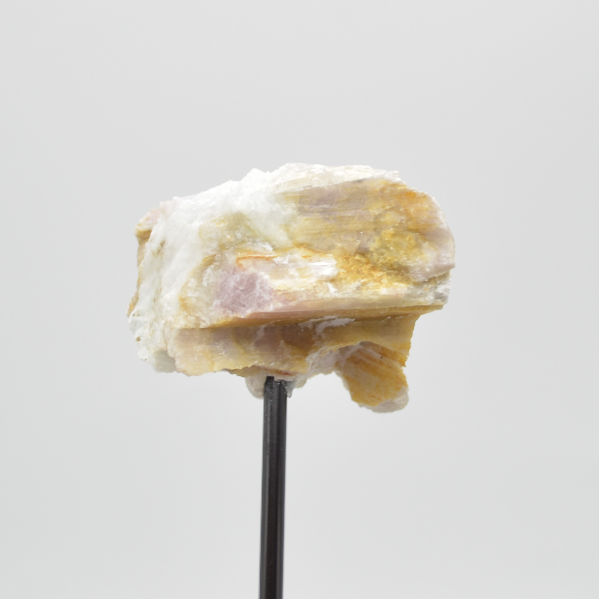 Raw Pink Tourmaline Specimen Rock with Stand - 185 grams #02 - Image 2