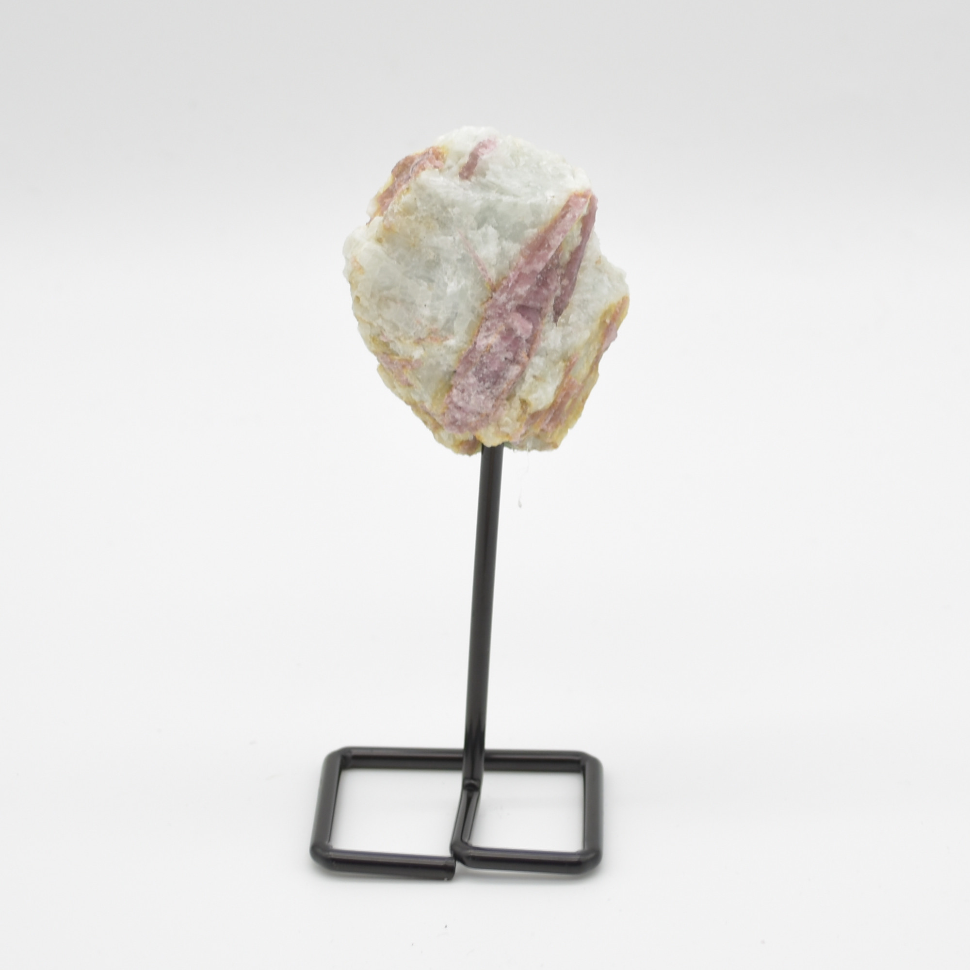 Raw Pink Tourmaline Specimen Rock with Stand - 164 grams #09 - Image 4