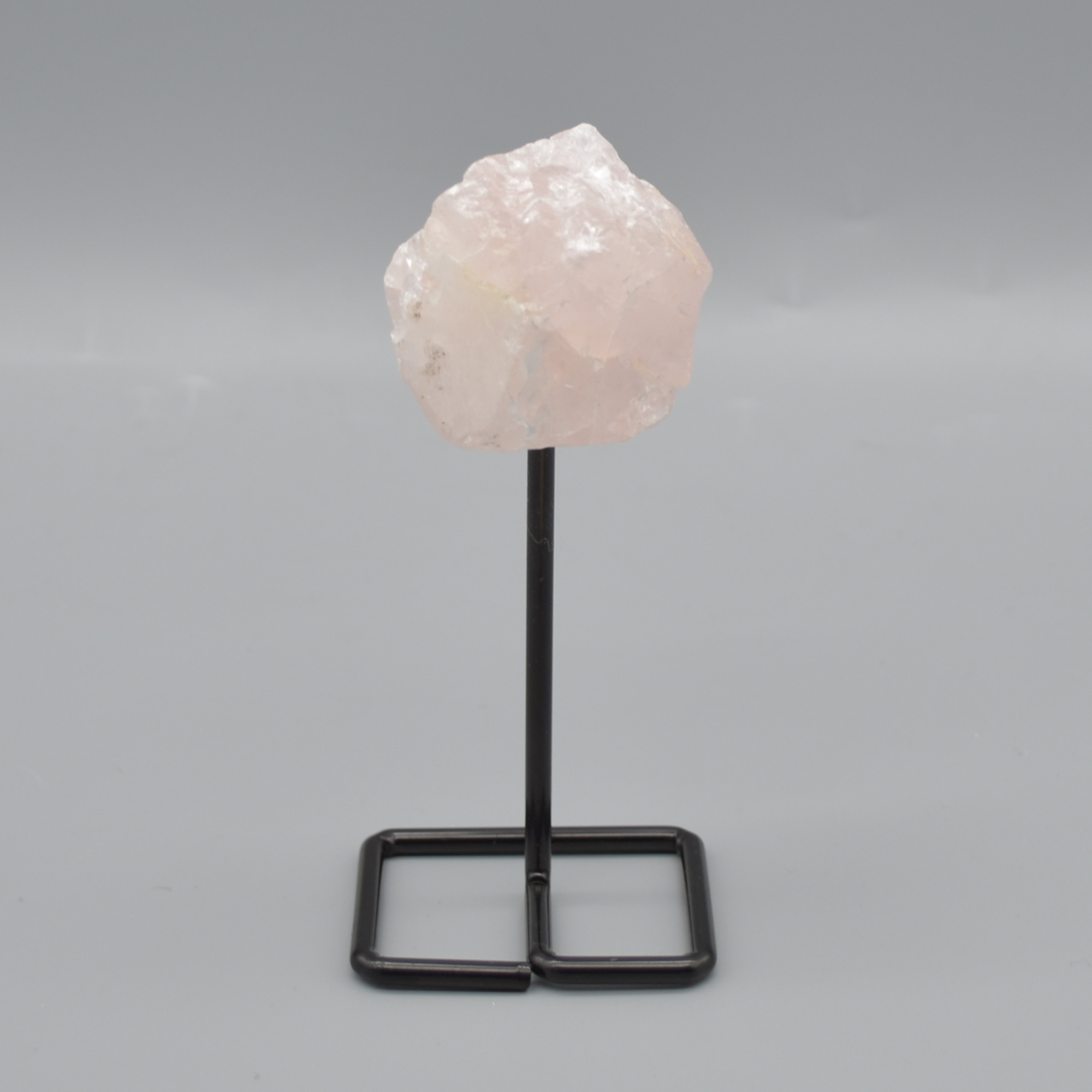 Raw Rose Quartz Specimen Rock with Stand - 113 grams #01 - Image 3