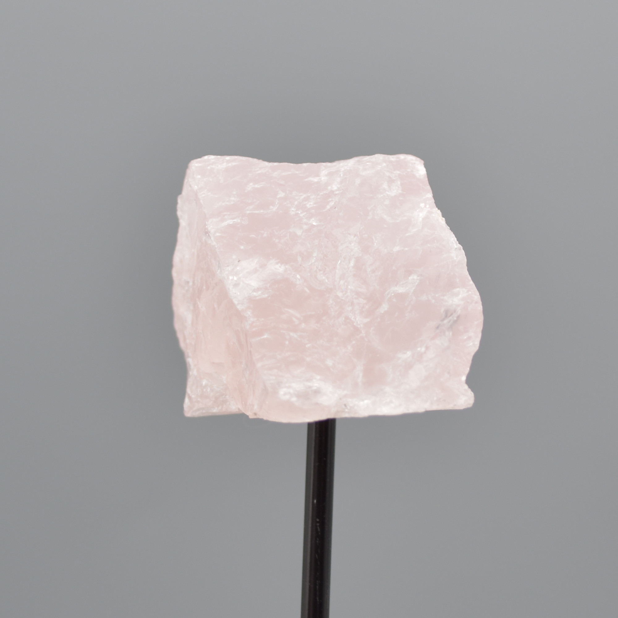 Raw Rose Quartz Specimen Rock with Stand - 92 grams #02 - Image 2