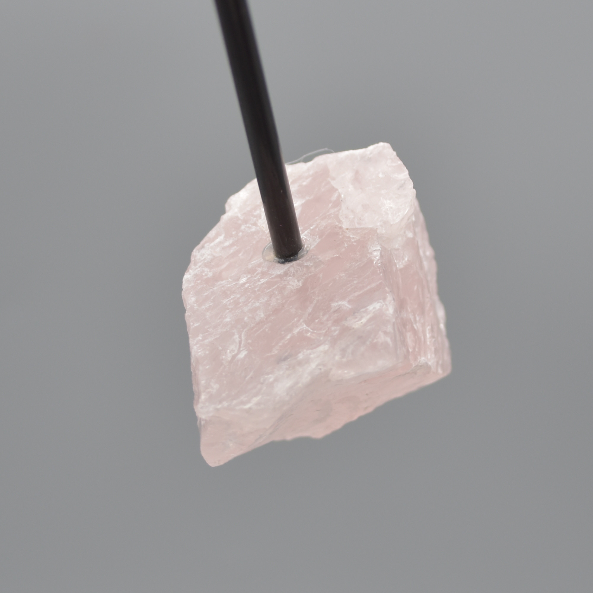 Raw Rose Quartz Specimen Rock with Stand - 92 grams #02 - Image 3