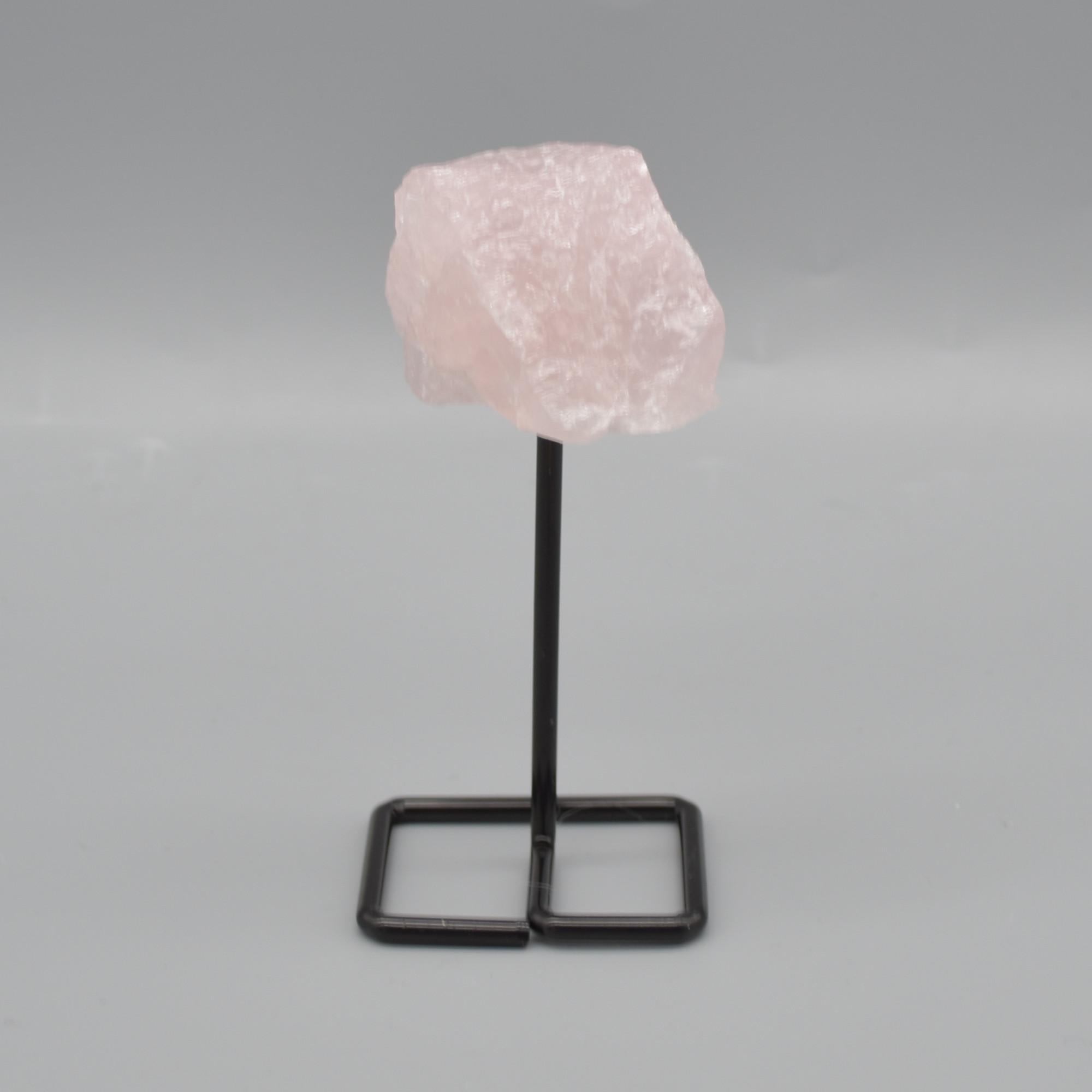 Raw Rose Quartz Specimen Rock with Stand - 92 grams #02 - Image 4