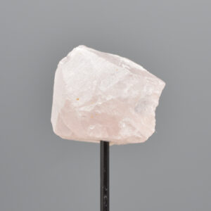 Raw Rose Quartz Specimen Rock with Stand - 98 grams #03