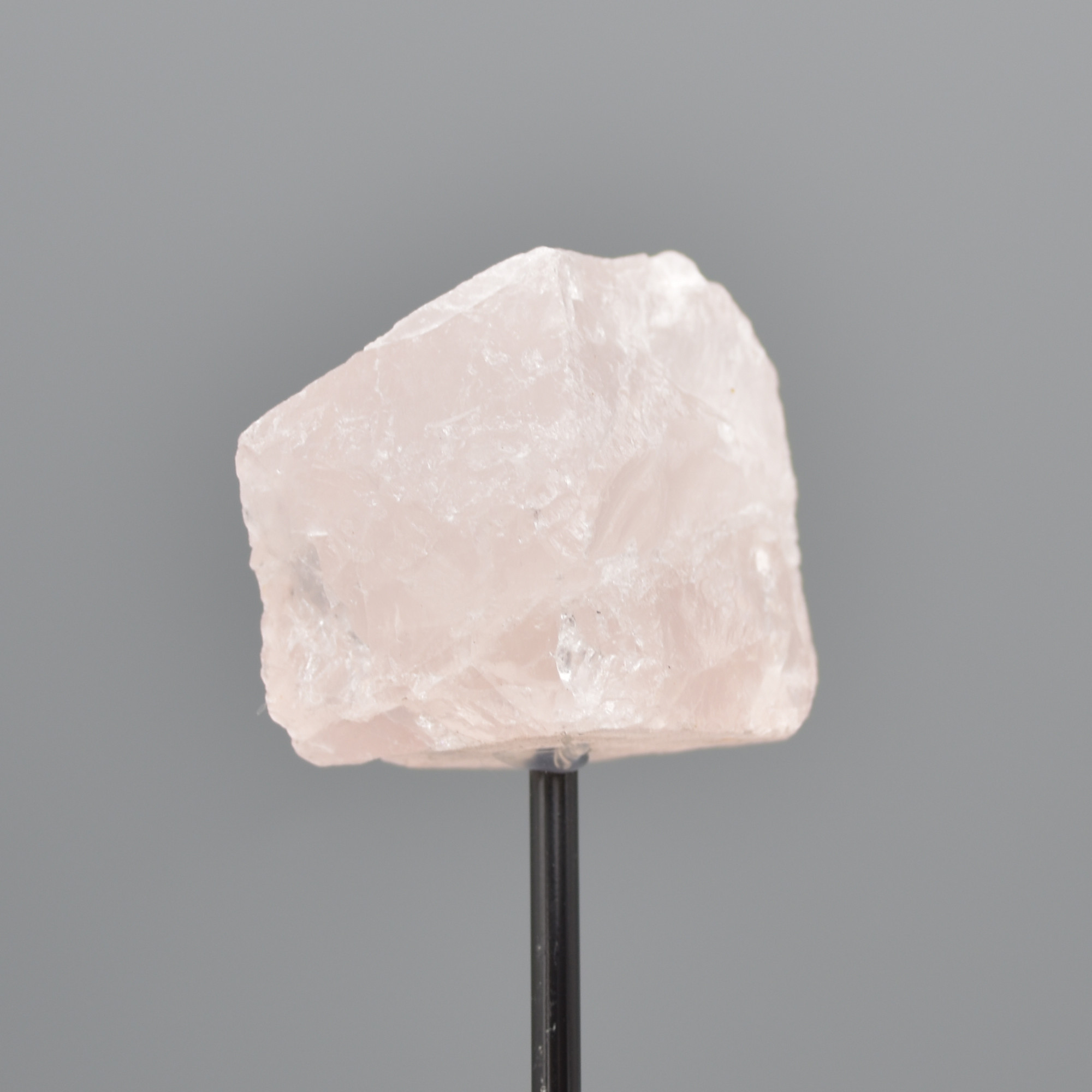 Raw Rose Quartz Specimen Rock with Stand - 98 grams #03 - Image 2