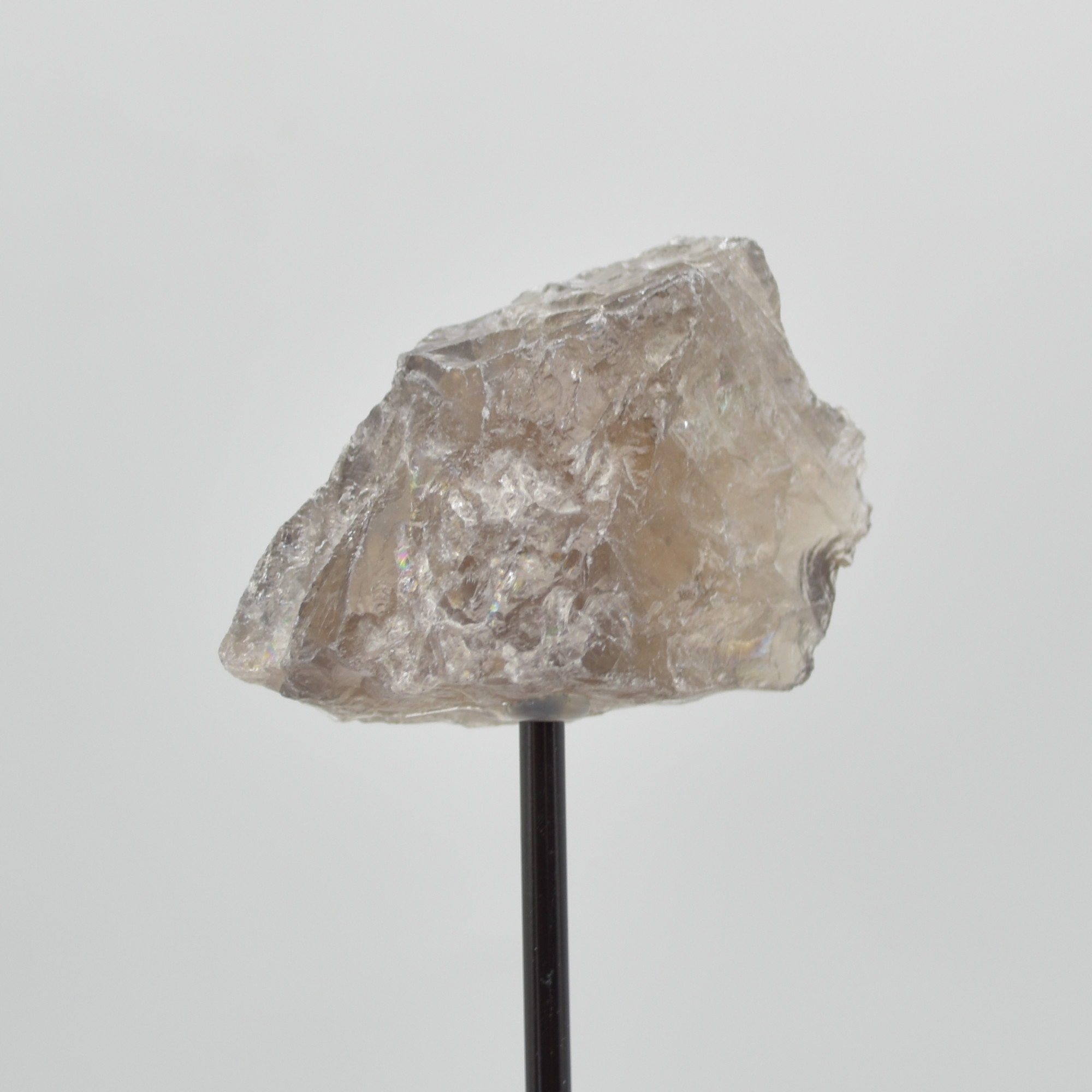 Raw Smoky Quartz Specimen Rock with Stand - 122 grams #05