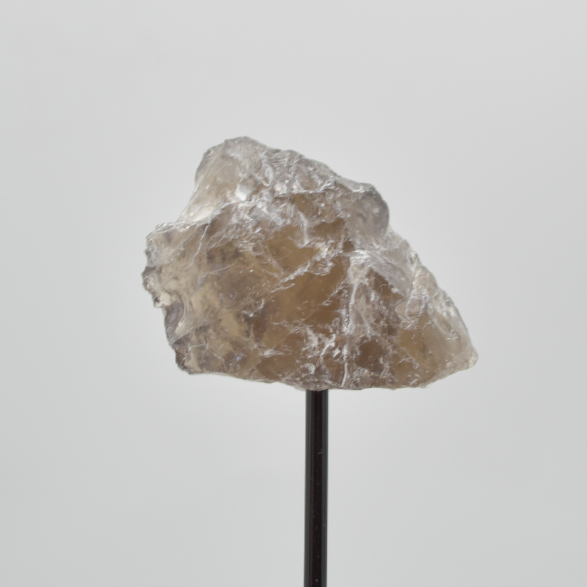 Raw Smoky Quartz Specimen Rock with Stand - 122 grams #05 - Image 2