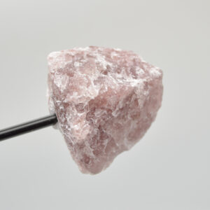 Raw Strawberry Quartz Specimen Rock with Stand - 86 grams #02