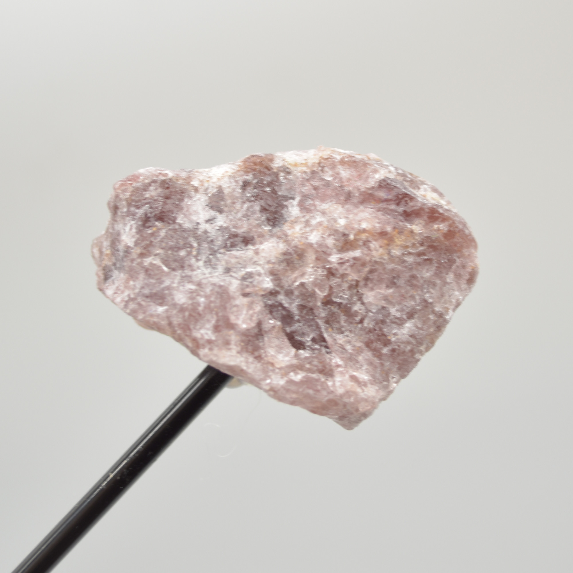 Raw Strawberry Quartz Specimen Rock with Stand - 78 grams #04