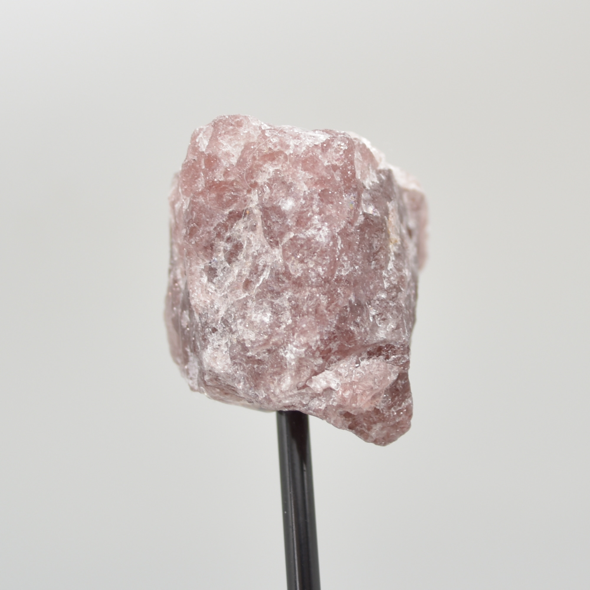 Raw Strawberry Quartz Specimen Rock with Stand - 80 grams #05 - Image 2