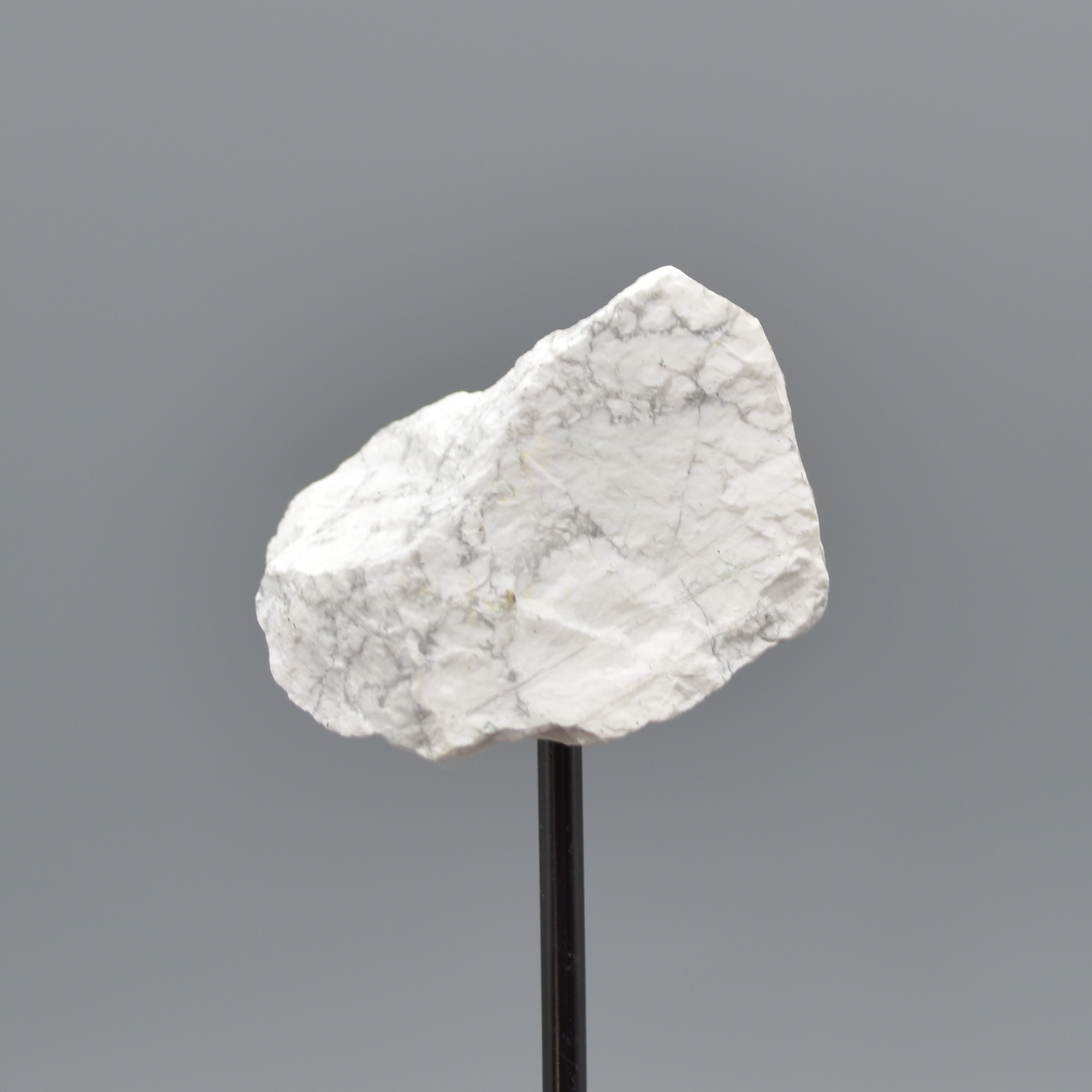 White Howlite Specimen Rock with Stand - 5 Options - Image 3