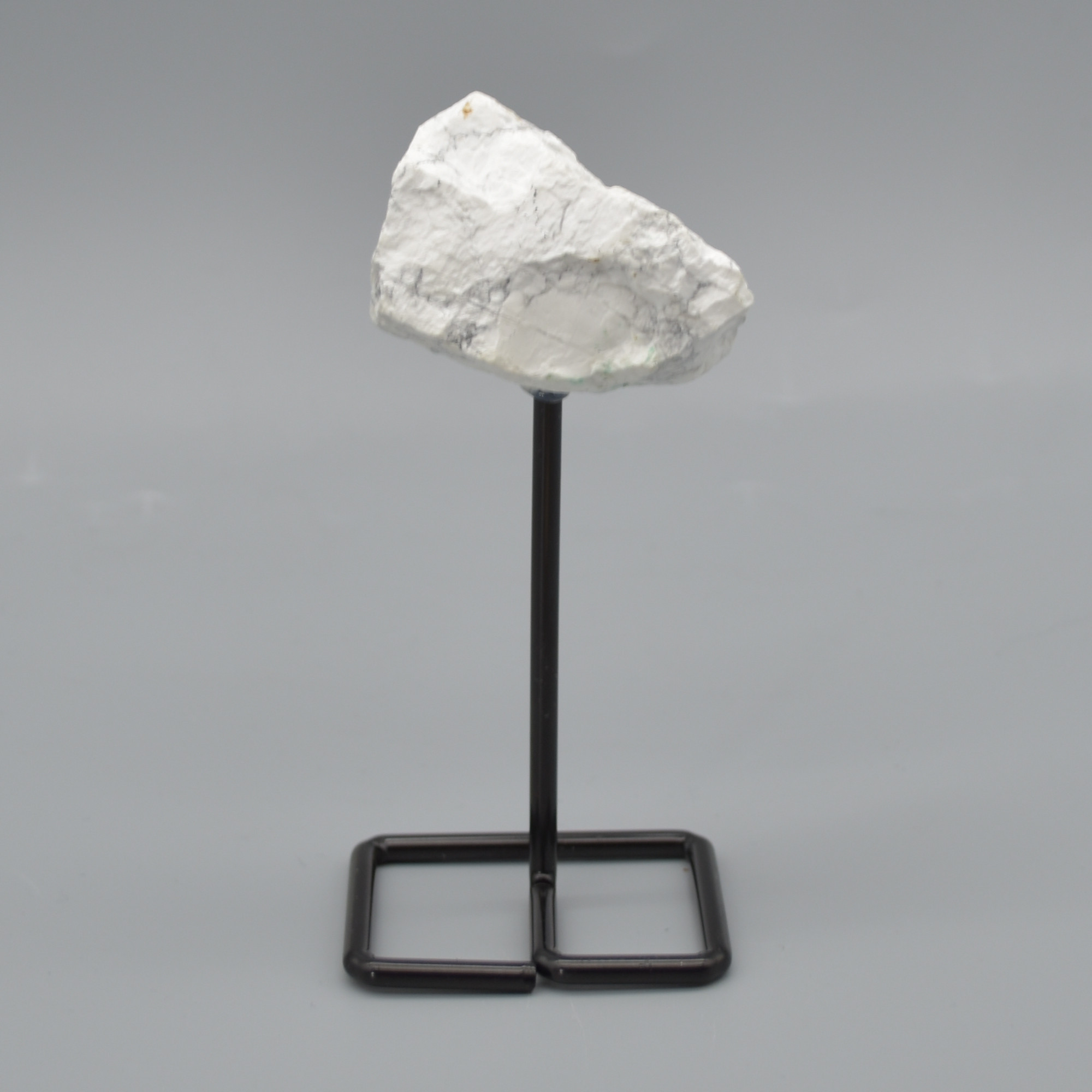 White Howlite Specimen Rock with Stand - 5 Options